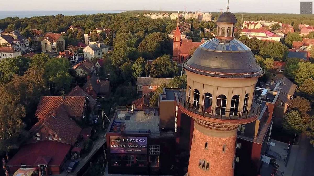 зеленоградск водонапорная башня